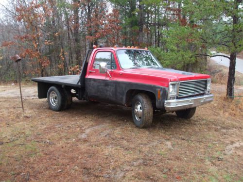 1980 gmc c35 flat bed 350 4 speed manual