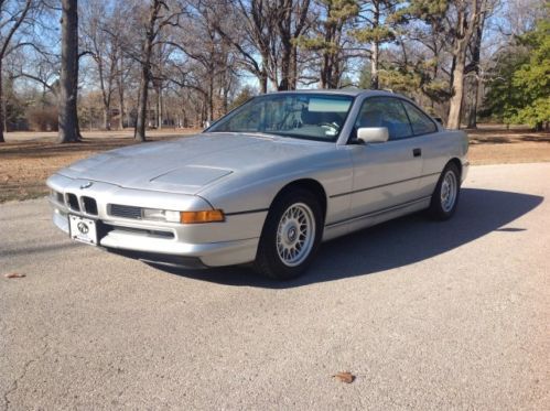1992 bmw 850ci - 6 speed manual - v12 - clear title - clear carfax - 65k miles