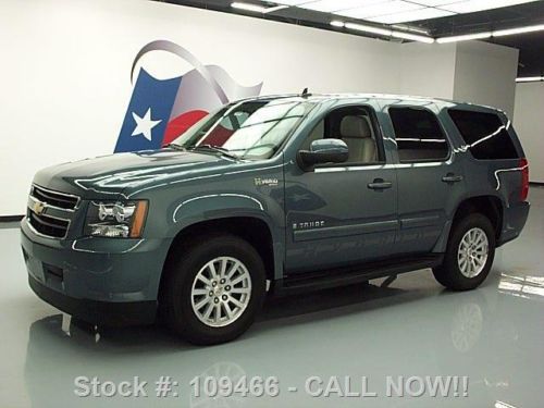 2009 chevy tahoe hybrid htd leather sunroof nav 51k mi texas direct auto