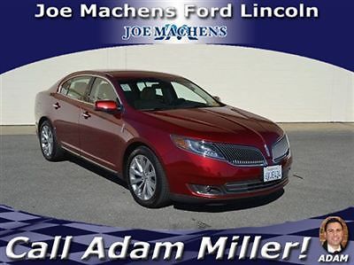 2013 lincoln mks low miles nav blind spot monitoring rear view camera certified