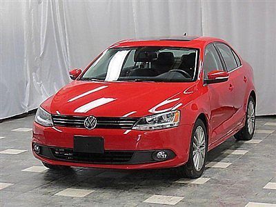 2011 volkswagen jetta 2.5 sel 21k navigation sunroof heated leather loaded