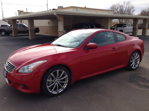 2008 infiniti g37s red coupe with only 40k miles
