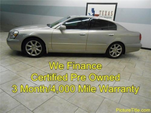 02 q45 leather heated seats gps navi back up camera warranty we finance texas