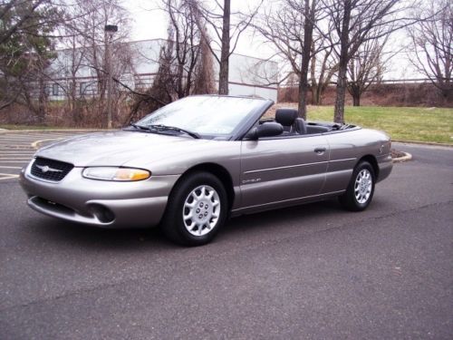 1999 chrysler sebring convertible, only 66,000 miles, super clean,loaded