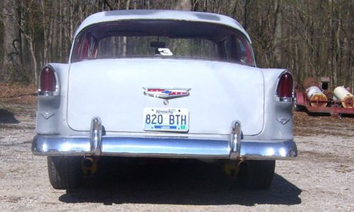 1955 Chevrolet Belair 2 Door Sedan Post V-8 Auto PS Disc Brakes, image 2