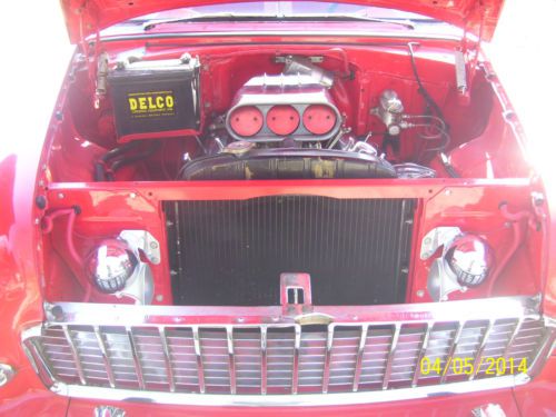 1955 Chevrolet Belair 2 Door Sedan Post V-8 Auto PS Disc Brakes, image 4