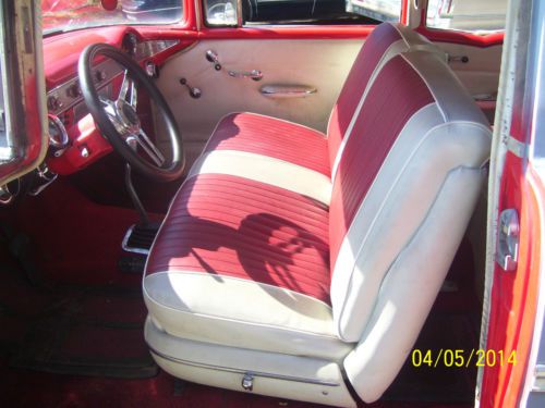 1955 Chevrolet Belair 2 Door Sedan Post V-8 Auto PS Disc Brakes, image 12