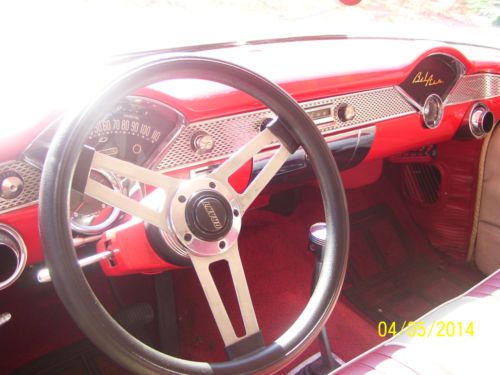 1955 Chevrolet Belair 2 Door Sedan Post V-8 Auto PS Disc Brakes, image 17