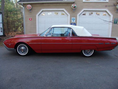 1962 Ford Thunderbird Sport Roadster, Low Miles, Spectacular, image 7