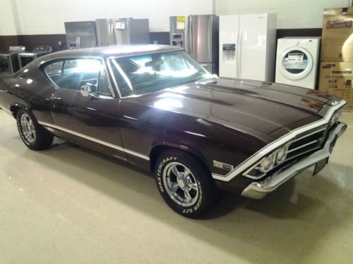 1968 chevelle ss396, 4 speed, power disc brakes, 12 bolt, buckets, ion wheels