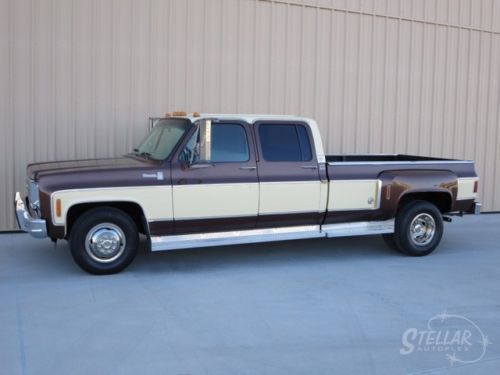 1977 chevy silverado 30 crew cab dually 3+3 camper special