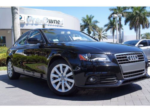 2011 audi a4 2.0t premium plus front wheel drive 1owner clean carfax florida car