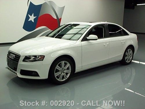 2010 audi a4 2.0t quattro premium awd sunroof auto 31k texas direct auto