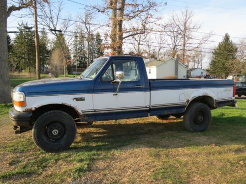 1995 ford f250 truck western plow for parts or repair