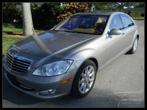 07 s550 clean carfax navigation wood steering wheel cooled seats xenon fl