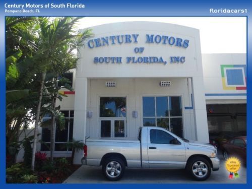 2004 dodge ram 2dr reg cab 5.7l hemi v8 auto 1 owner no accidents fl since new