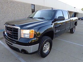 2008 gmc sierra sle 2 crew cab long bed duramax diesel 4x4-moonroof-carfax ready