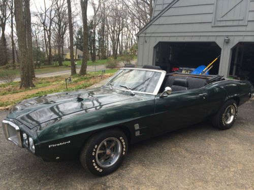 Firebird convertible 400 motor 4 speed 1969