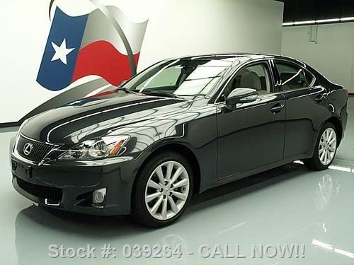 2010 lexus is250 awd climate leather sunroof only 31k! texas direct auto