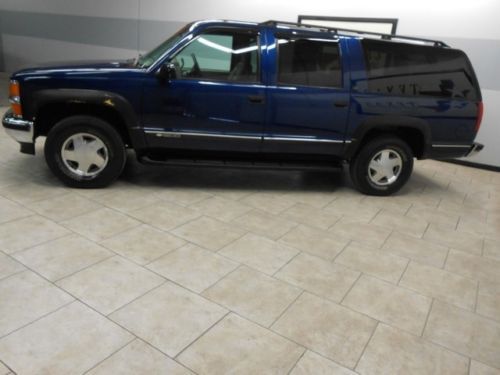 1999 suburban 1500 lt 4x4 leather 3rd row rear a/c cd we finance texas