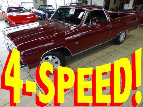 1964 el camino ((restored)) 350 v8 ((4-speed)) chevelle 65 66 67 must see!!!