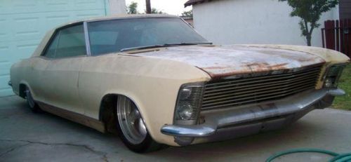 1964 buick rivera shaved bagged 65 style grill conversion 401 nailhead