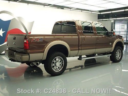 2012 FORD F-250 KING RANCH CREW DIESEL FX4 4X4 NAV 10K TEXAS DIRECT AUTO, US $52,780.00, image 4