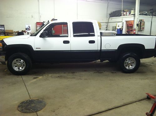 2002 gmc 2500hd slt 6.6l duramax diesel 4x4 crew cab truck