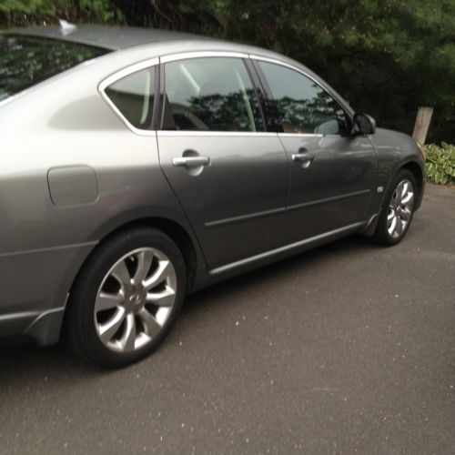 2007 infiniti m35x 4 dr sedan awd grey metallic silver gps sunroof 6 cyl loaded