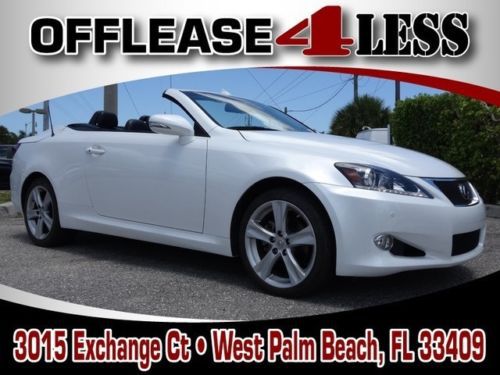 2012 lexus is 250c hard top conv leather bluetooth warranty