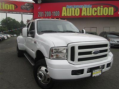 07 sd xlt drw 6.0l diesel crew cab 4dr 4wd 4x4 leather carfax certified pre own