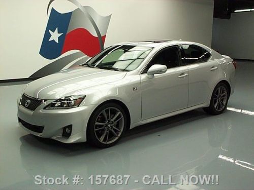 2012 lexus is250 f-sport auto sunroof nav rear cam 32k texas direct auto