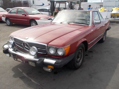 1978 mercedes 450sl no reserve