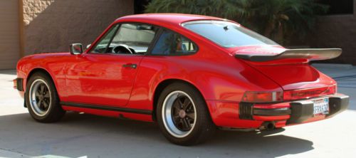 Porsche carrera sunroof coupe 1986 98k miles - sport seats, lsd 7 & 8" fuchs