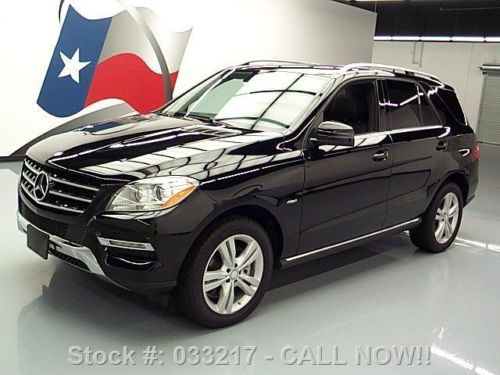 2012 mercedes-benz ml350 4matic awd sunroof nav 38k mi texas direct auto