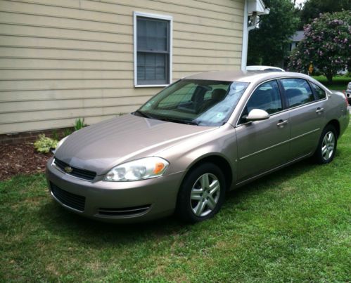 2006 chevrolet impala 4-door ls sedan v6 automatic tan