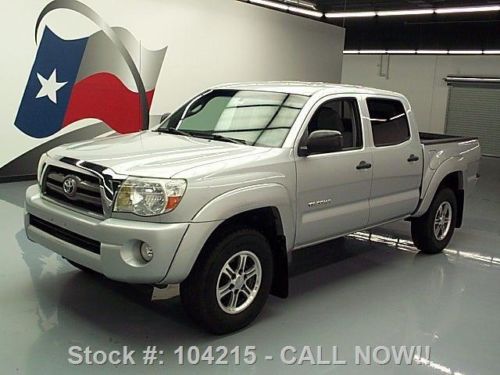 2010 toyota tacoma prerunner sr5 dbl cab rear cam 78k texas direct auto