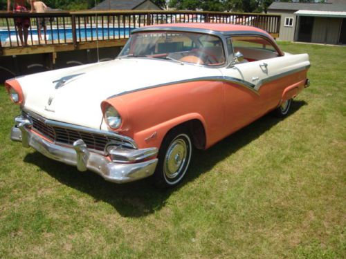 1956 ford fairlane victoria 2 door daily drive nice shape