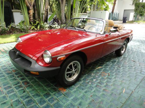 1980 mg mgb fully restored convertible roadster