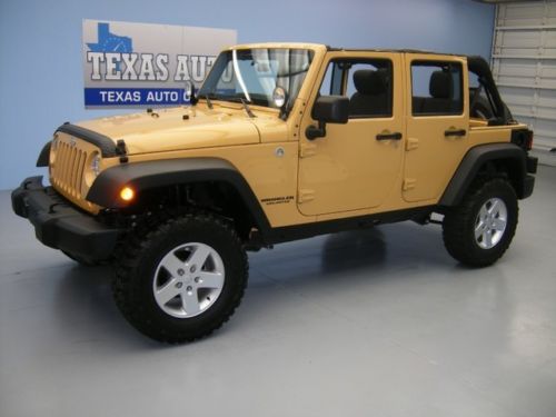 We finance!!!  2013 jeep wrangler unlimited sport 4x4 hard top 9k mi texas auto