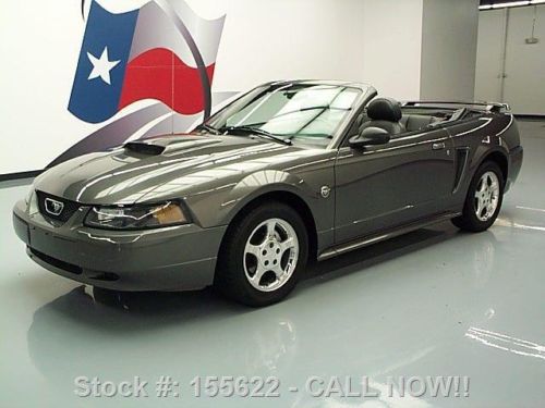 2004 ford mustang convertible v6 pony auto leather 67k texas direct auto