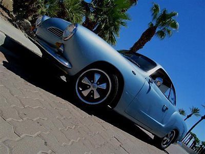 1966 volkwagen karmann ghia california vw 4 speed 1600 cc selling no reserve!!