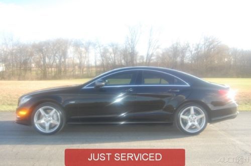 2012 cls550 used turbo v8 amg black/black sedan navigation sunroof inspected wow