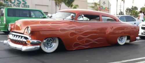 1954 chevrolet bel air 2 door chop top hot rod