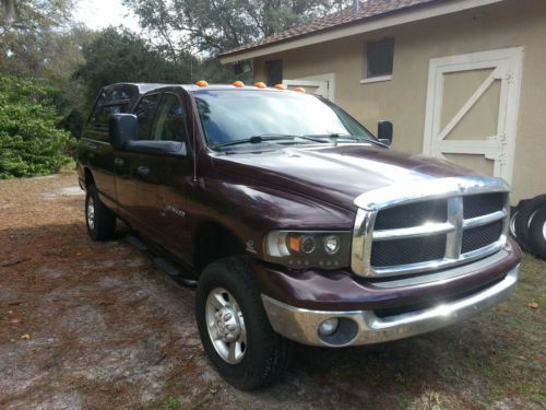 2005 dodge ram 3500 srw 4wd crew cab slt turbo diesel  with matching cap