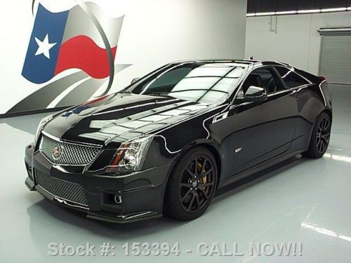 2011 cadillac cts-v black diamond recaro seats nav 47k texas direct auto