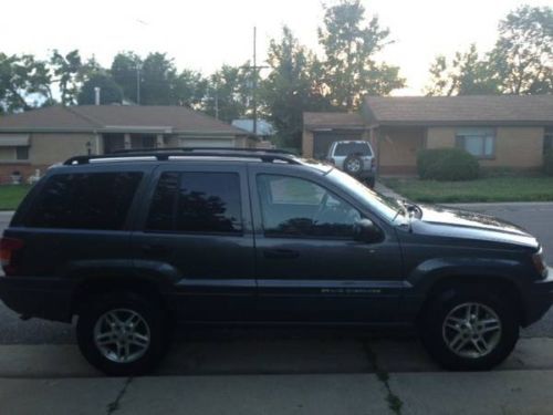 Graphite 2004 jeep grand cherokee laredo sport utility 4-door 4.0l