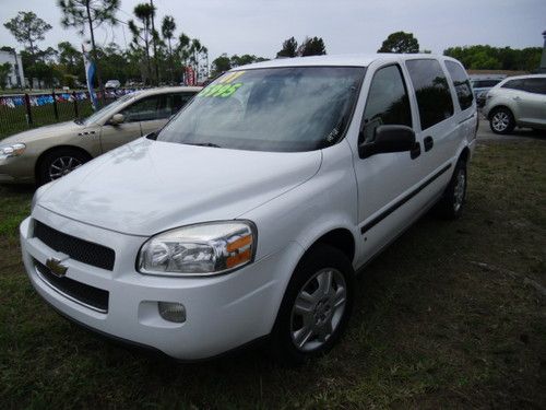 2007 chevrolet uplander cargo=one owner=zero accidents=no reserve