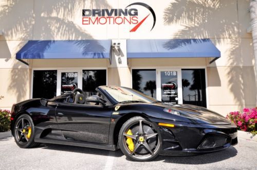 2009 ferrari f430 scuderia spider 16m! black/black! carbon! low miles! loaded!!