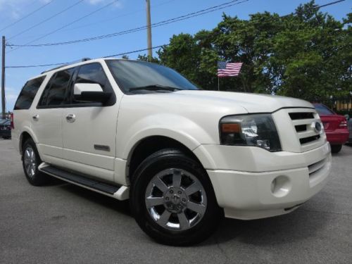 07 ford expedition limited 3rd row rear dvd 1-owner clean carfax